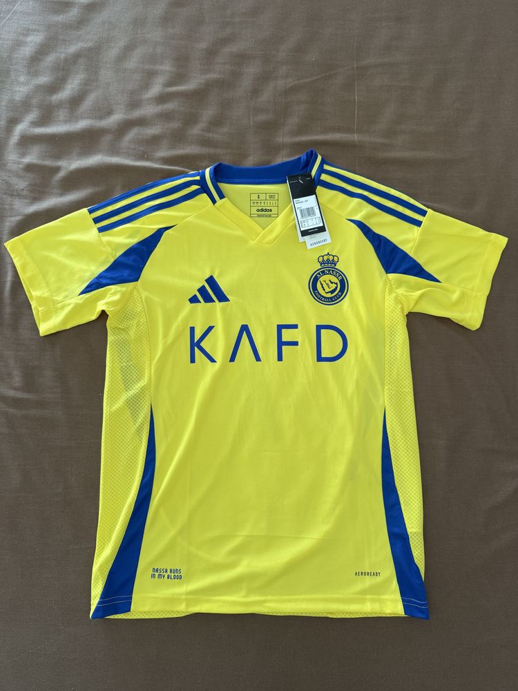 Camisola do Al-Nassr com Ronaldo 7 Nova e embalada