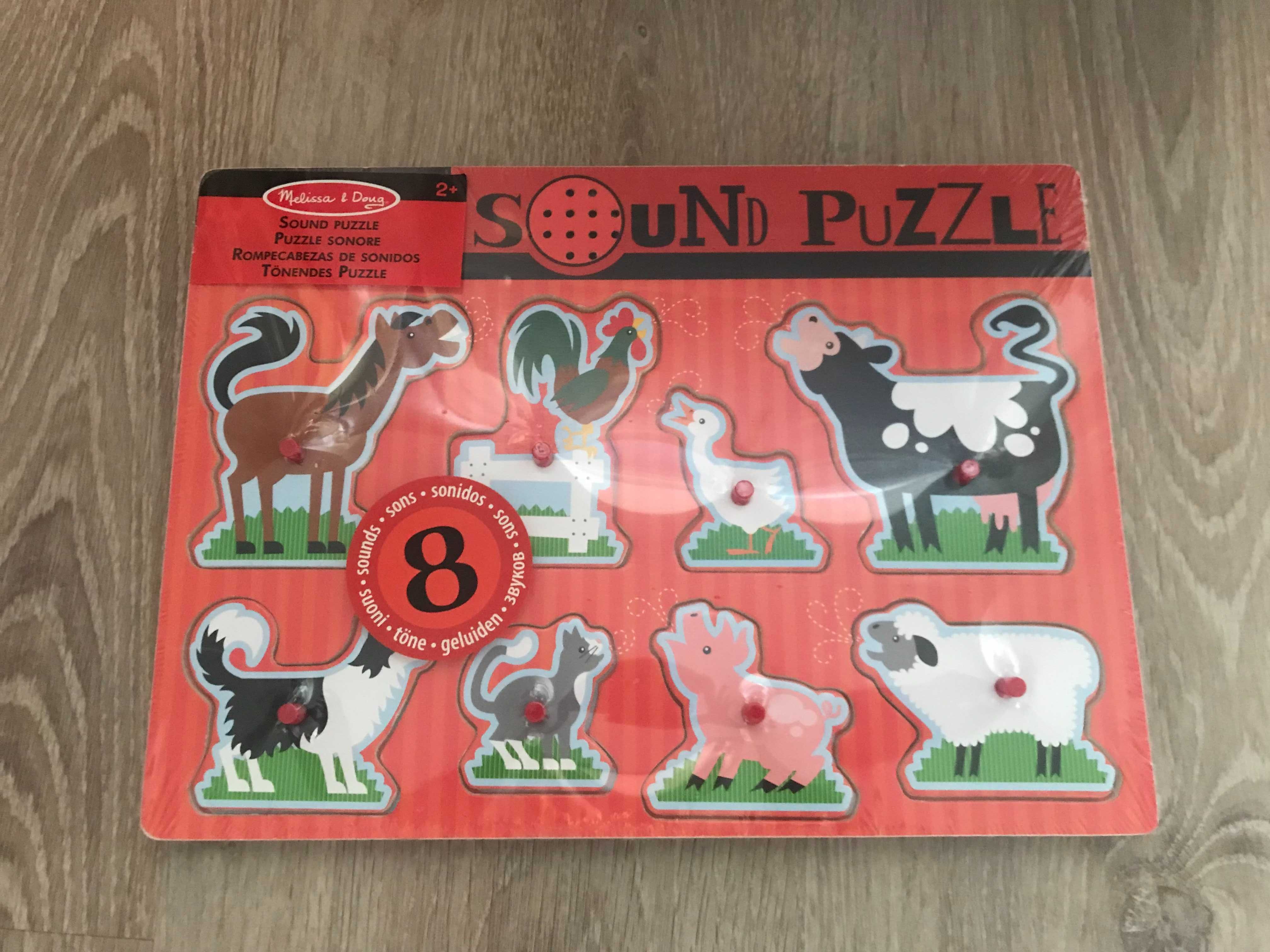 Puzzle com Som dos Animais da Quinta