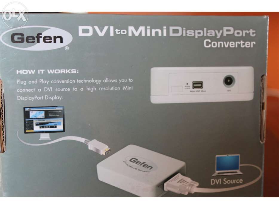 Gefen dvi - mini displayport (used to connect macbook to Apple Cinema64584271318401121