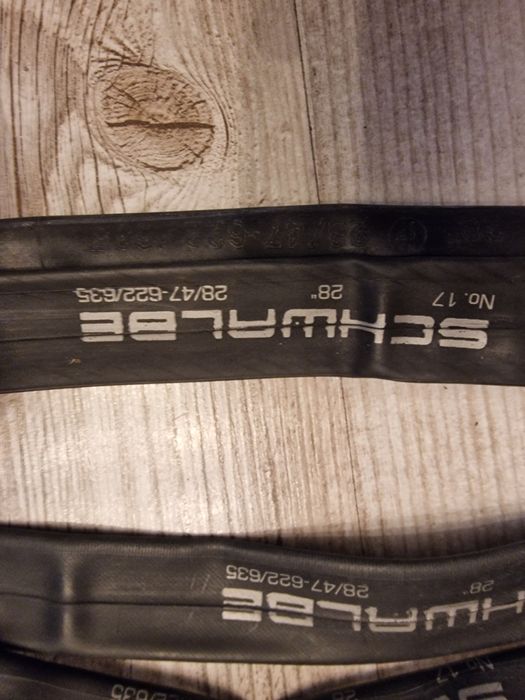 Dętki rowerowe Schwalbe Nr. 17 28 cali zawór rowerowy