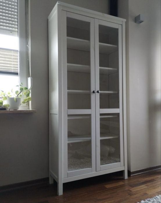 Witryna regał Hemnes biały Ikea
