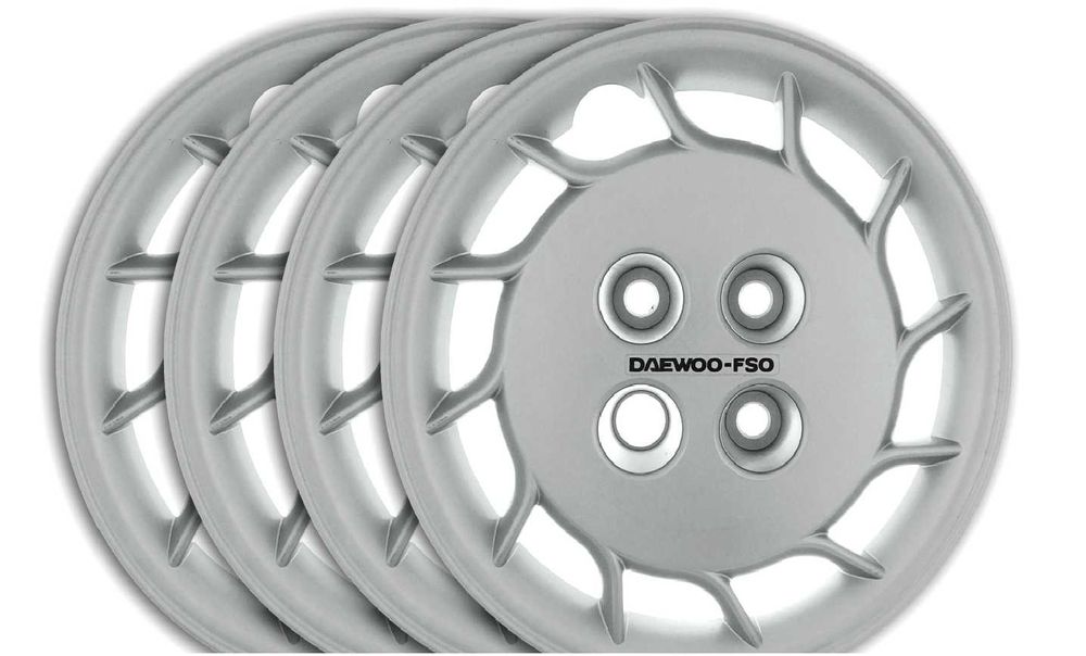 KOLPAKI 13 POLONEZ Daewoo FSO ATU Przykręcane 125p