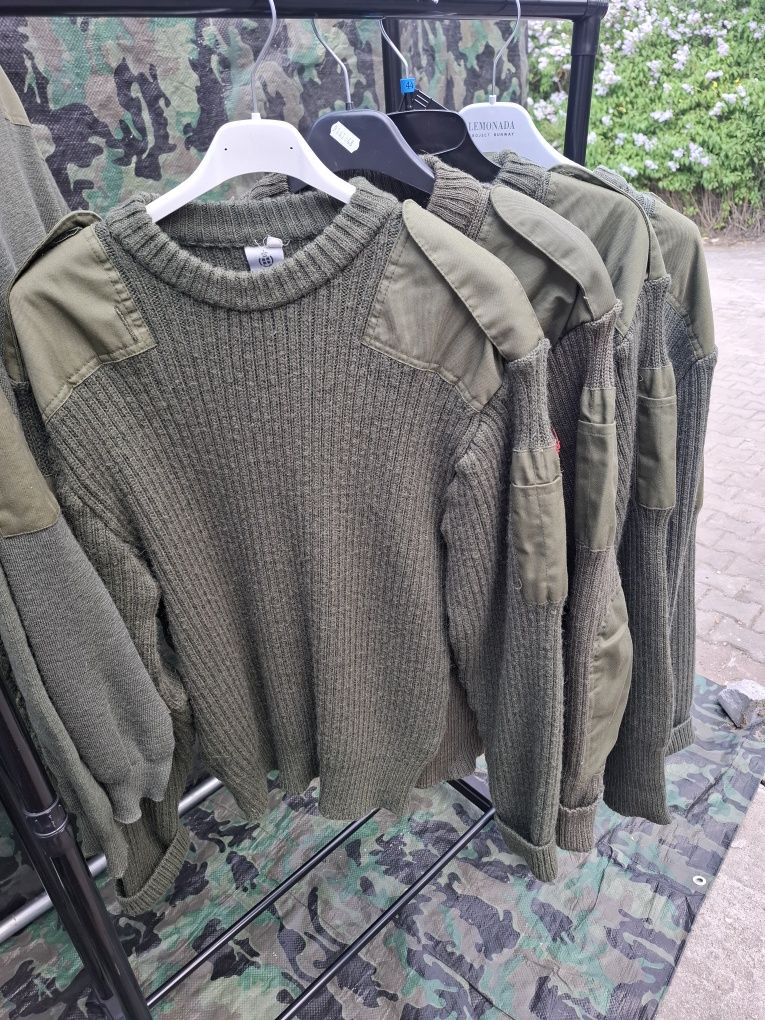 Sweter wojskowy HMAK w kolorze khaki
