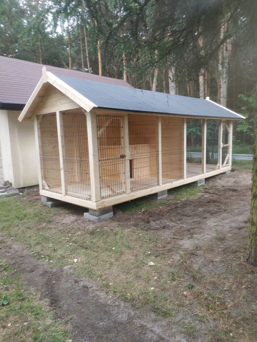 drewniany nowy kojec klatka buda dla psa kota 5m x 2m