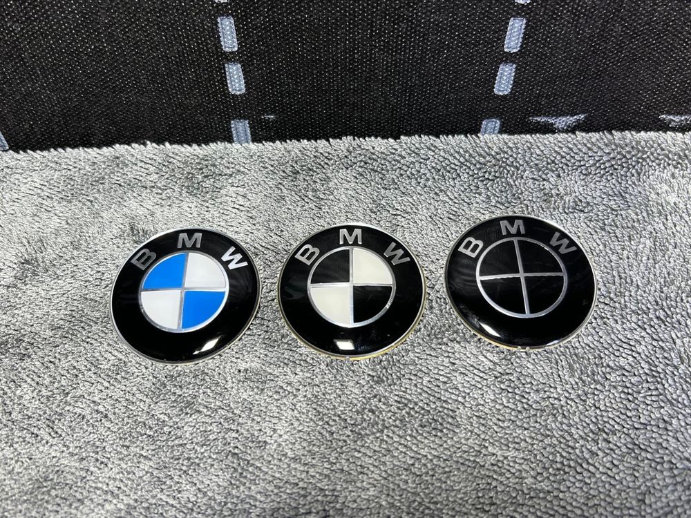 Емблема BMW значок логотип БМВ 82 74мм Е46 Е39 Е60 Е34 Е38 F10 E53 E90