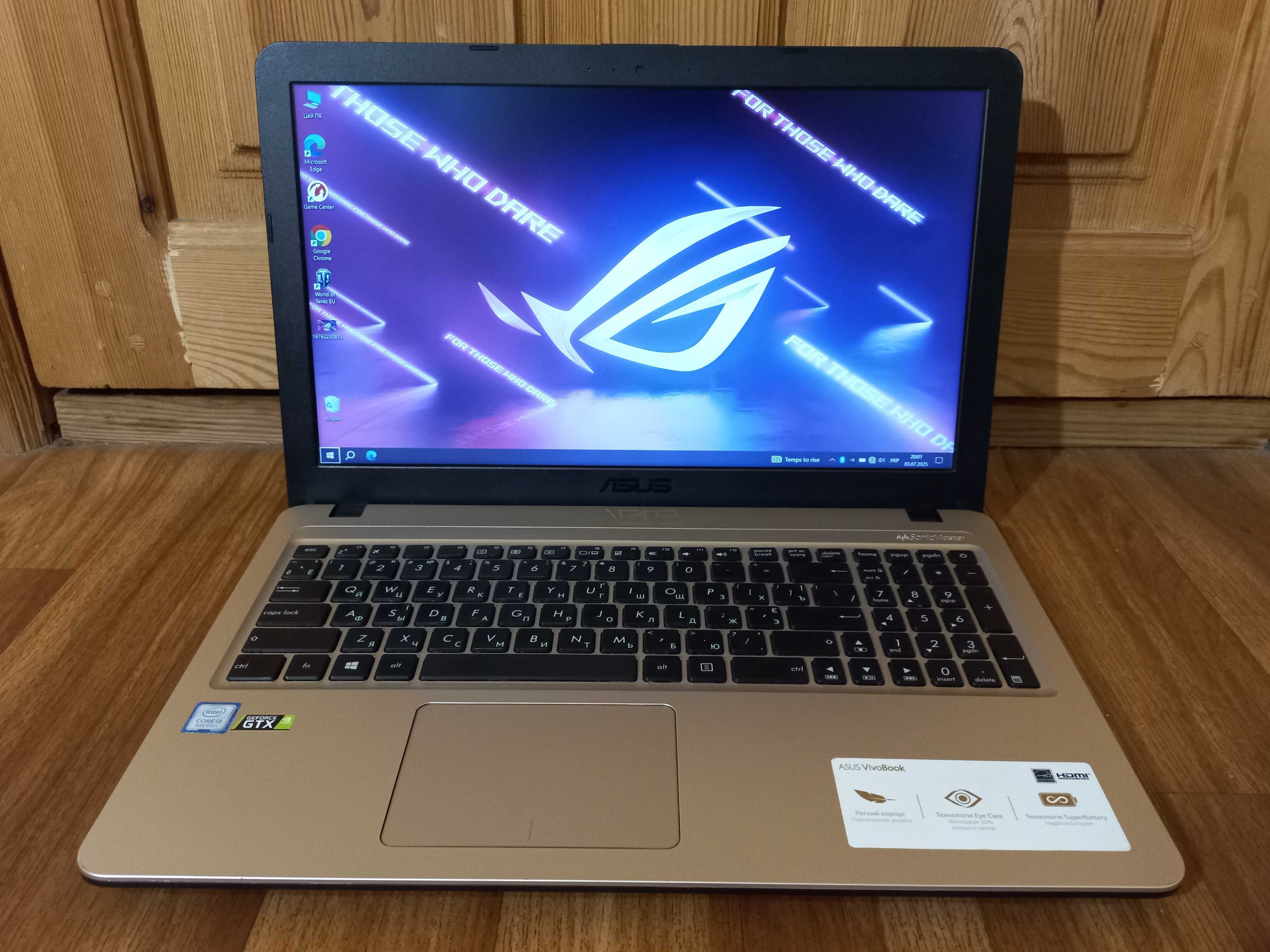 Игровой Видео GTX 1050 Ti (4 ГБ)  Intel Core 8130U/ Asus ViVoBook!!