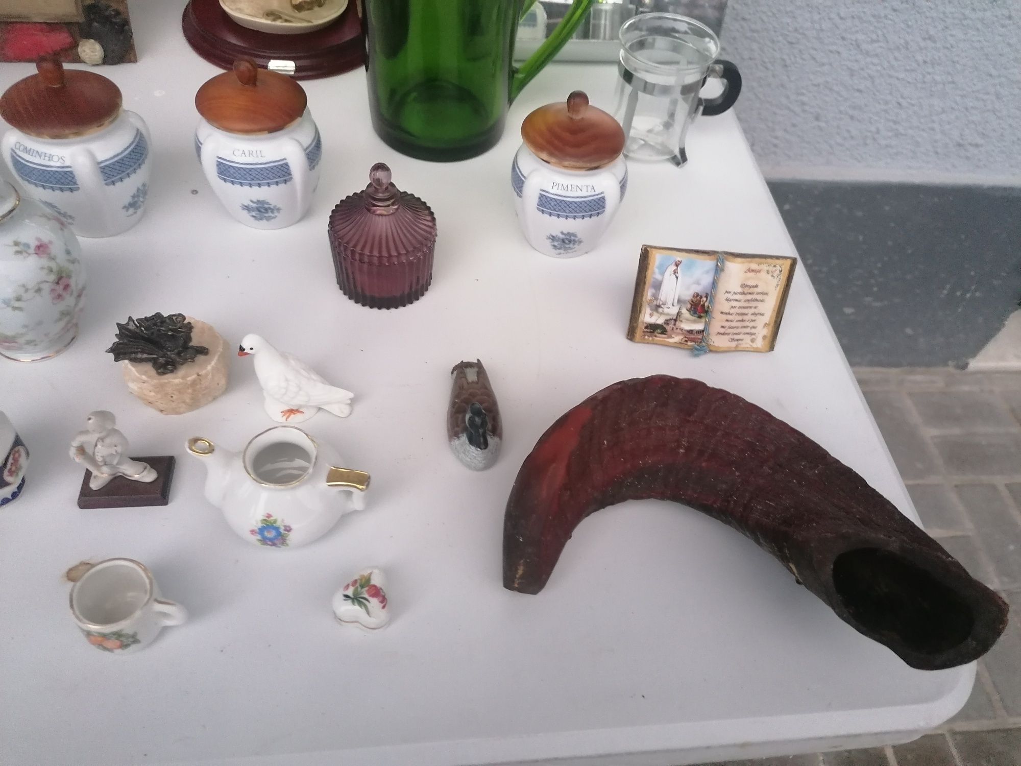 Artigos decoravativos : vista alegre, limoges... Lote com 50 peças