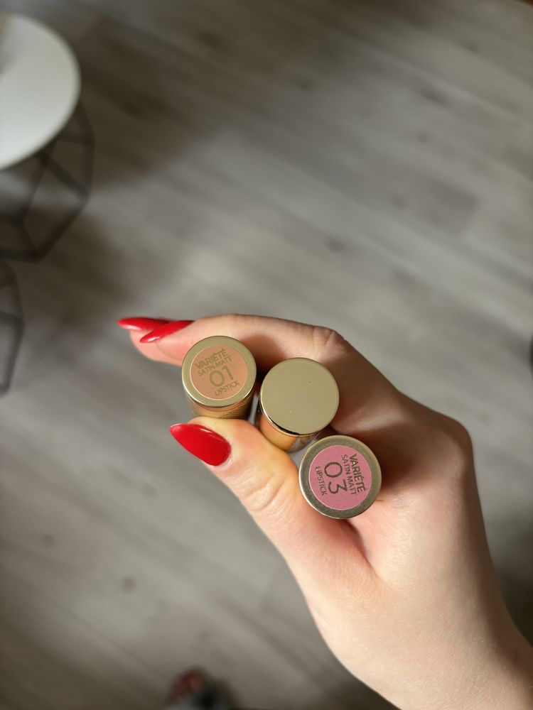 Zestaw 2 pomadek i błyszczyka Eveline Cosmetics pomadka szminka