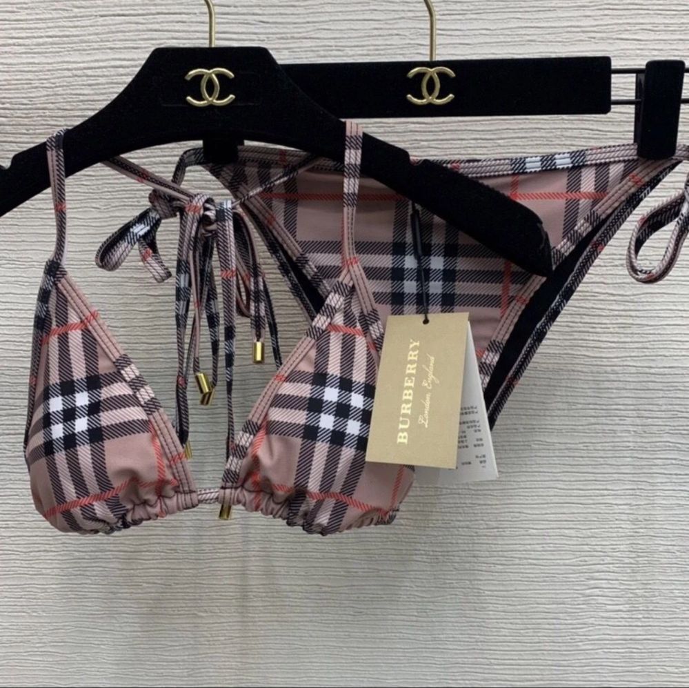 Купальник раздельный Burberry, Christian Dior, Fenti