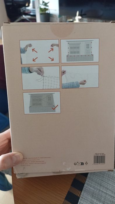 Siatka na balkon 3x2m Tiaki