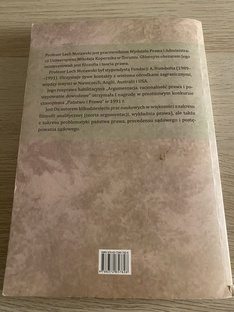 Wstęp do prawoznawstwa Lech Morawski