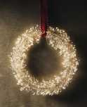 Enfeite Coroa Ramos Luz Natal Zara Home NOVO