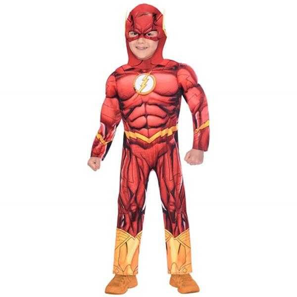 Fato Super Herói Flash  (4-6 anos)