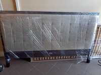 Łóżko Meble Bydgoskie Laviano 180x200 z tapicerowanym zagłówkiem