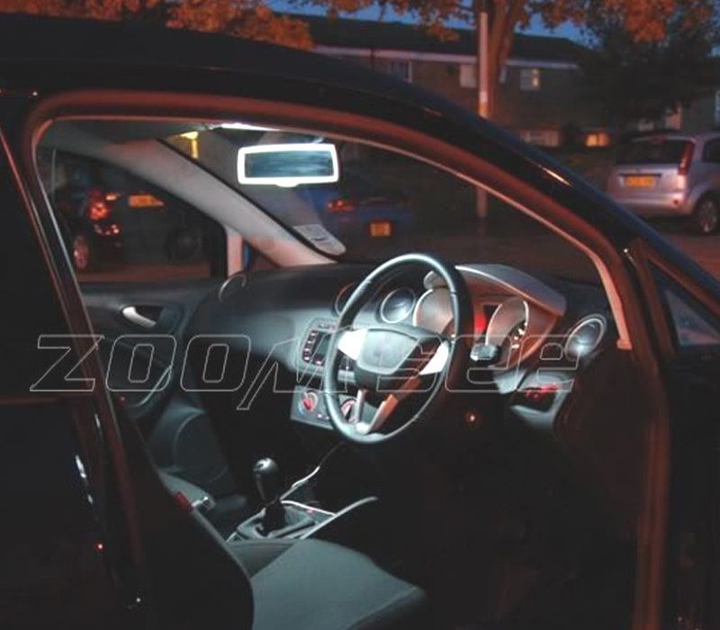 KIT COMPLETO 6 LAMPADAS LED INTERIOR PARA SEAT IBIZA MKV MK 5 SPORTCOUPE ST 6J 6 P 09-16