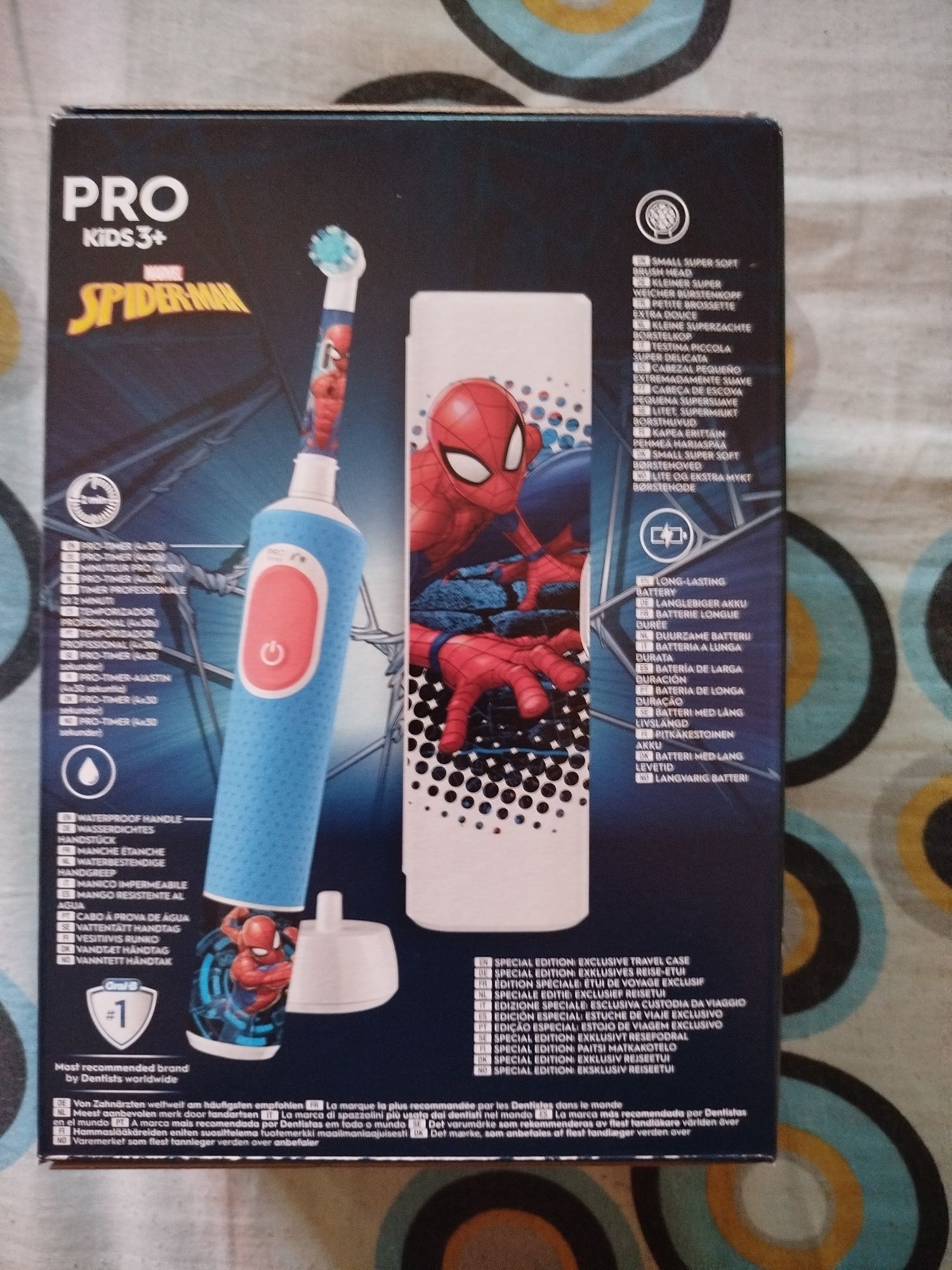 Escova de dentes elétrica Oral- B Pro kids 3+ Marvel Spider Man