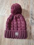 Czapka damska bordo bordowa z pomponem zimowa Tommy Hilfiger