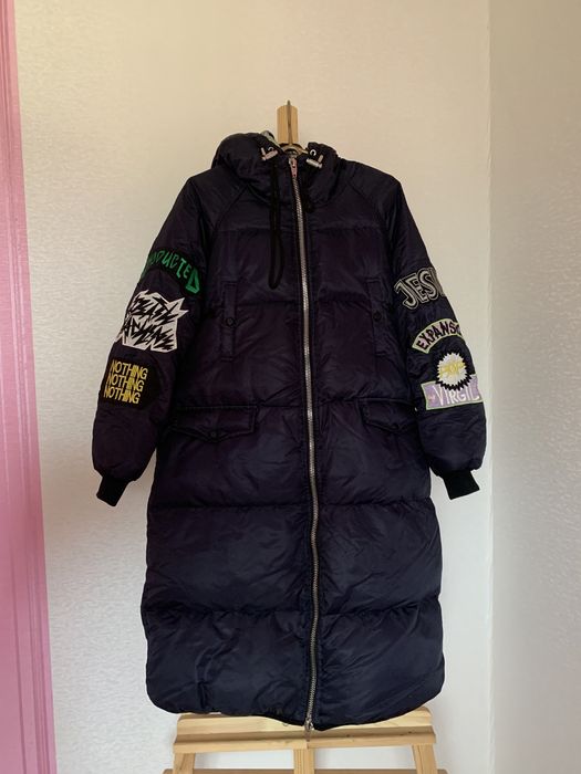 Длинный пуховик