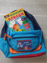 Рюкзачок+пенал+підручник дитячий-дошкільний
