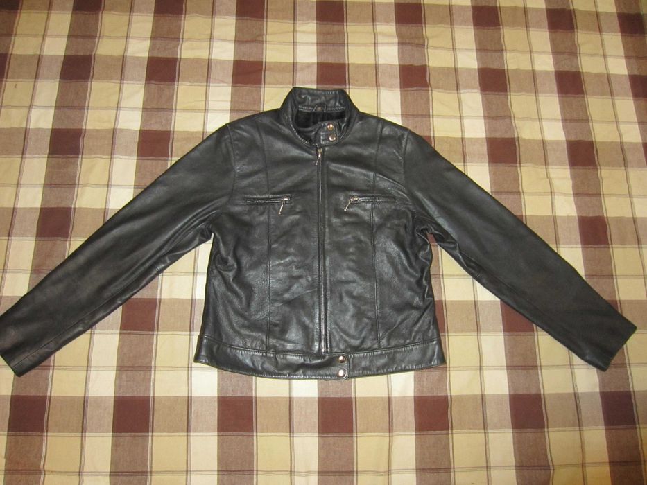 Куртка Женская КОСУХА Пилот Бомбер Кожаная Cafe Racer Авиатор TOP GUN
