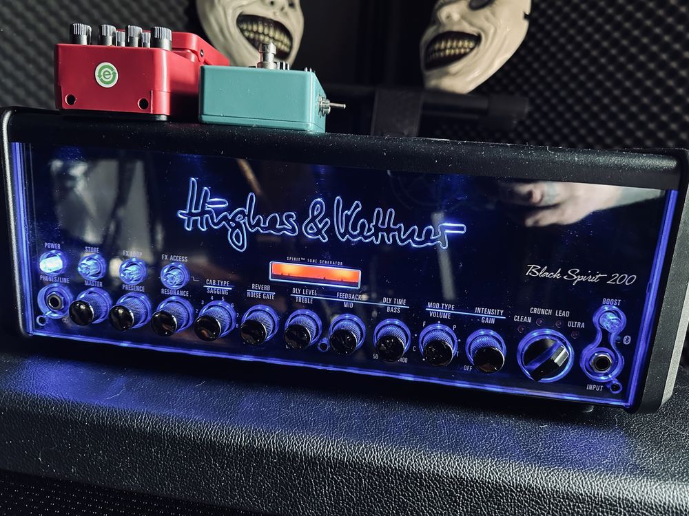 Head gitarowy Hughes&Kettner Black Spirit 200  tube screamer gratis