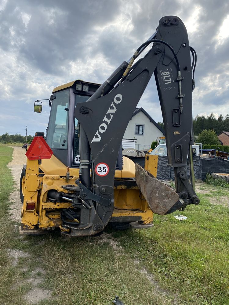 Volvo bl71 3 łyzki +mlot do kucia koparko ładowarka