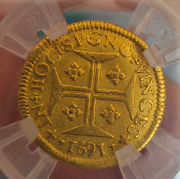 Moeda ouro D. Pedro II- Quartinho ( muito escassa)