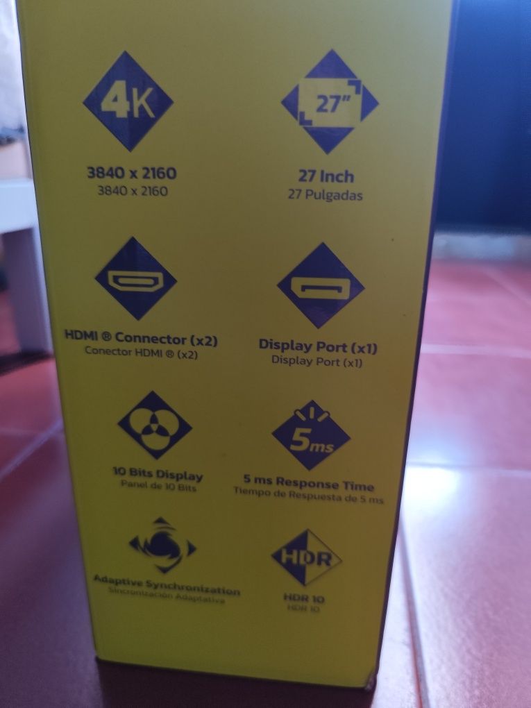 Monitor Gaming Yeyian 4K 27"