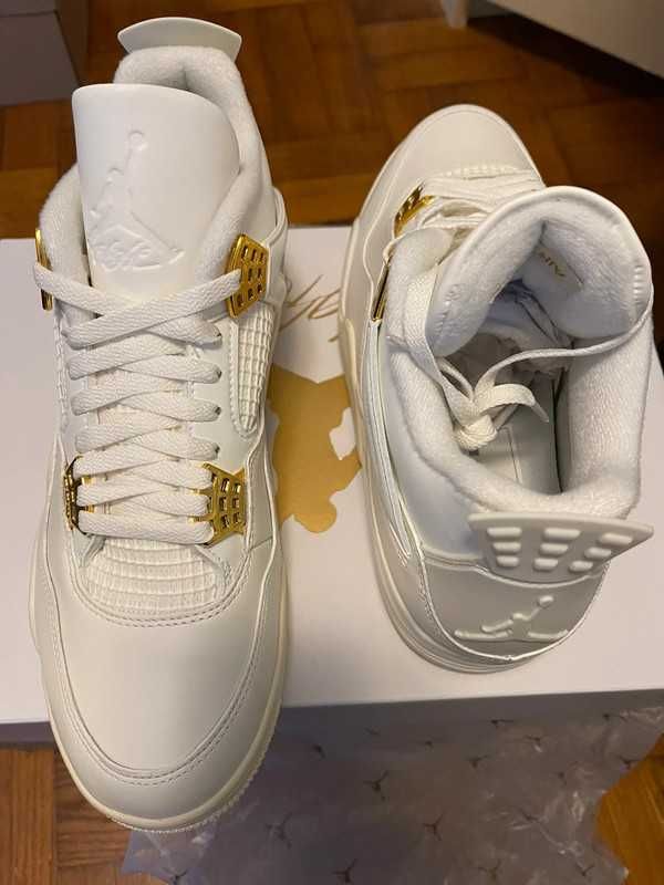 Jordan 4 Retro Metallic Gold R.45