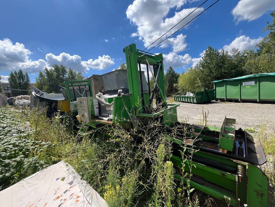 Пресс прес горизонтально канальний тюковий для макулатури вторсировини