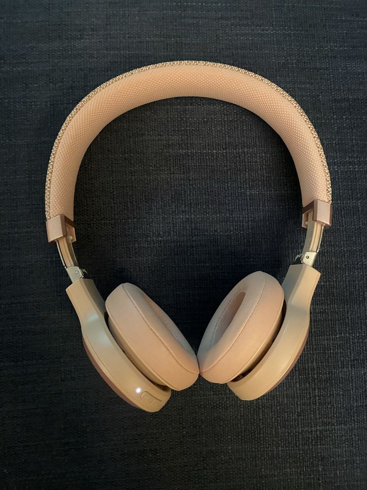 Słuchawki bezprzewodowe nauszne, JBL LIVE 460NC, różowe