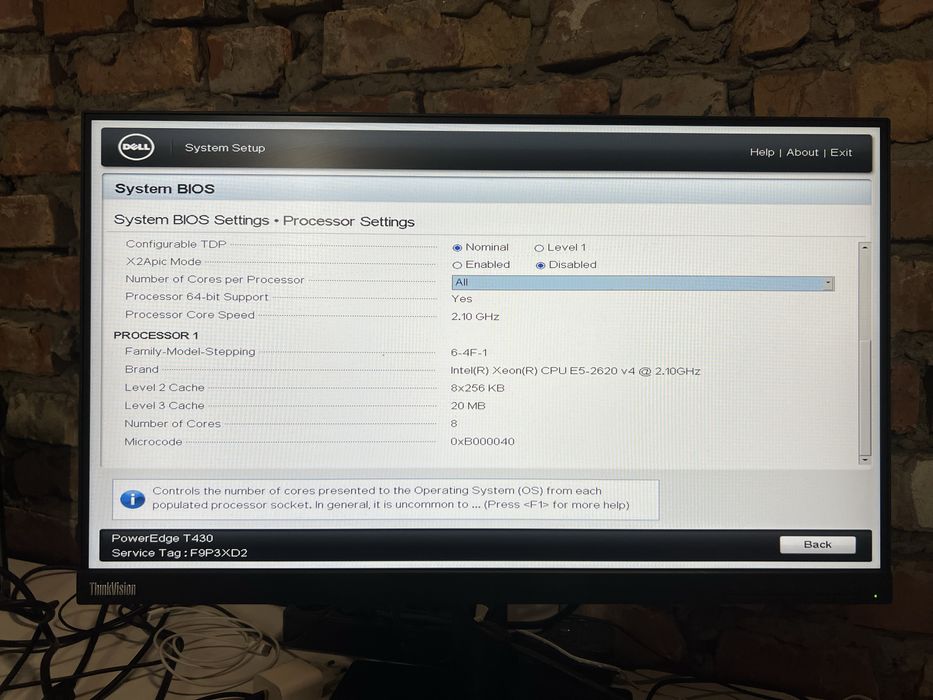 Сервер Dell PowerEdge T430 Xeon E5-2620 v4