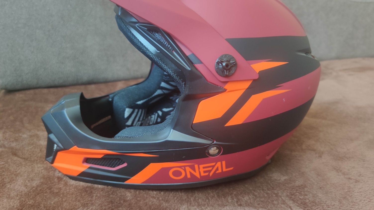 Kask MTB O'NEAL Fury Helmet Stage red/Orange