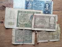 banknoty zestaw 5 sztuk Rzadkie Serie