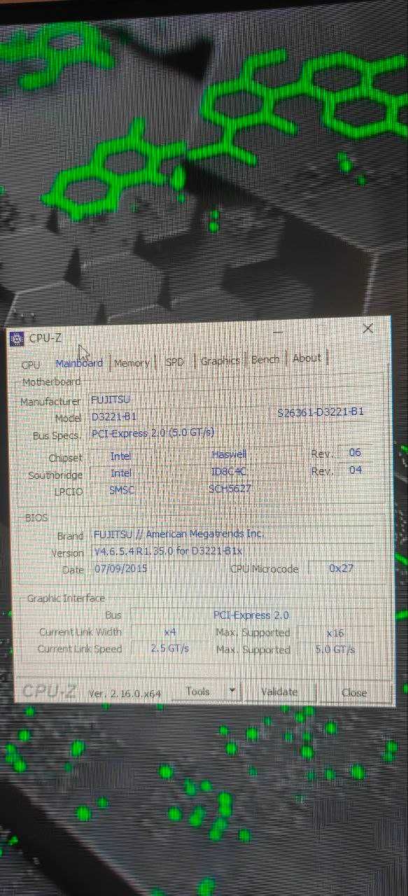 Комплект для ПК: i5-4670 + плата Fujitsu D3221 + 16 ГБ DDR3-1600