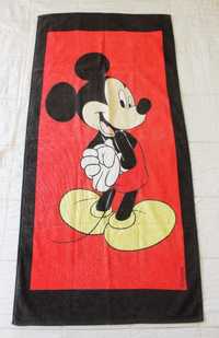 Toalha de praia de algodão para criança Rato Mickey da Disney