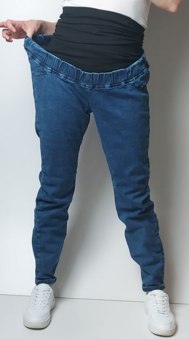 Zizzi_nowe ciążowe jeansy Maternity Jeggings_42-44 ( XL-XXL ) L77cm