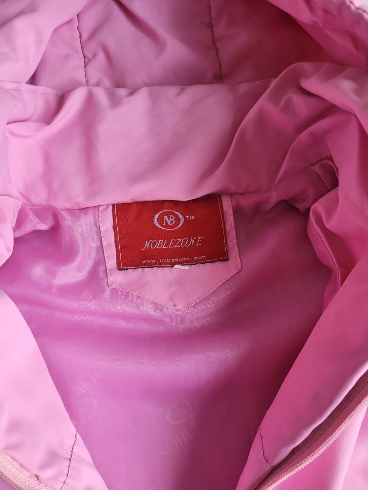 Курточка весна BNoblezone рожева початкова школа заміри на фото всі