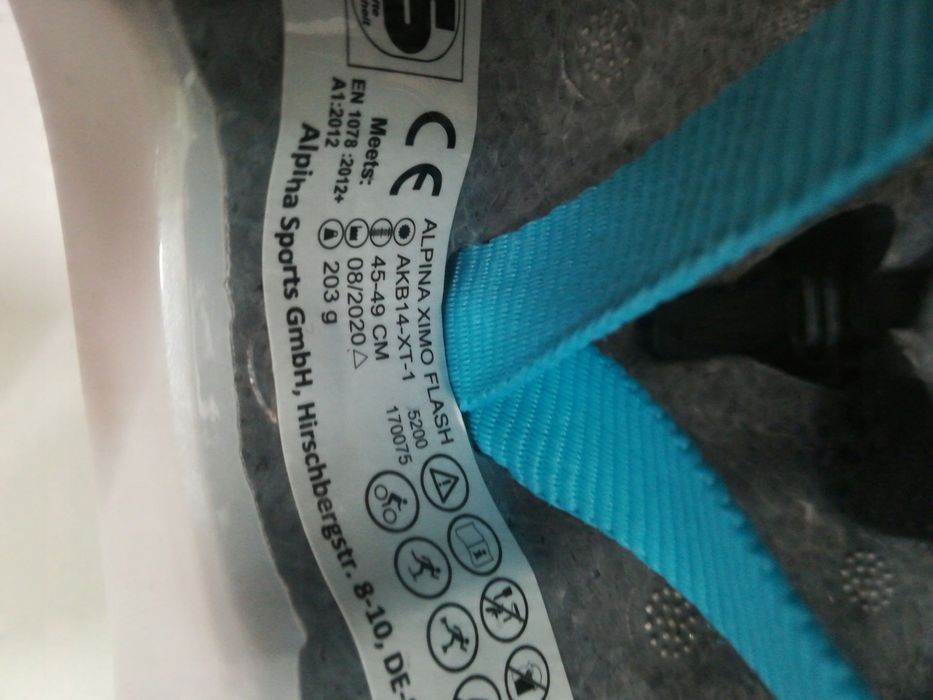 kask rowerowy dziecięcy alpina ximo flash unicorn 45-49cm