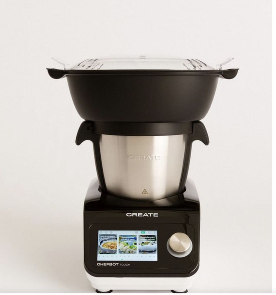 Chefbot touch + cesta para cozinhar a vapor