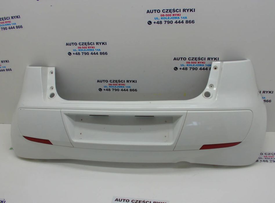 Mitsubishi Colt CZ3 VI 6 Zderzak tył Biały