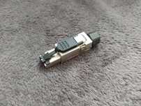 RJ45 wtyk kat. 6a STP prosty, beznarzędziowy, drut, Schrack HSISR6SI3A