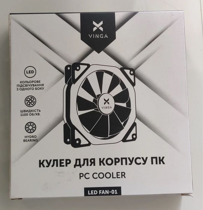 Вентилятор Vinga Fan 120мм red blue yellow