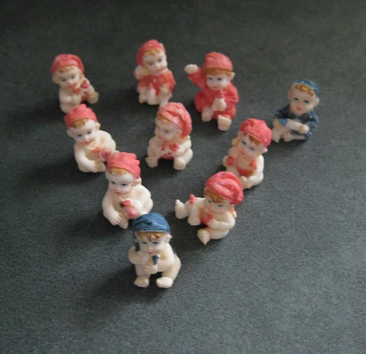 10 de Miniaturas Bebé Marfinite - Todos diferentes