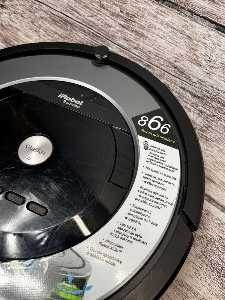 Odkurzacz Robot Sprzątający iRobot Roomba 866