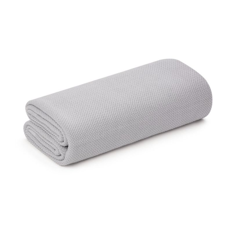 Bambusowy otulacz z jonami srebra light grey 100x100 - My Memi