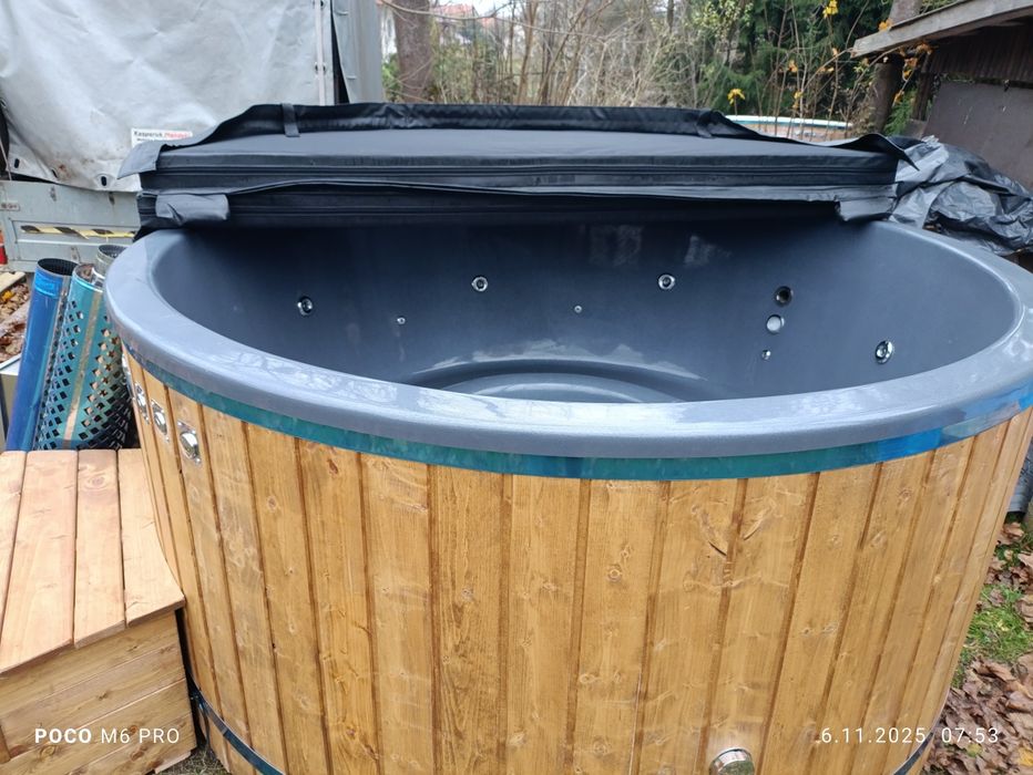 Balia ogrodowa Bania spa jacuzzi hydromasaż areomasaż 225 cm