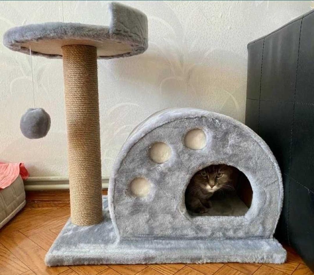 Когтеточка домик для кошки и кота