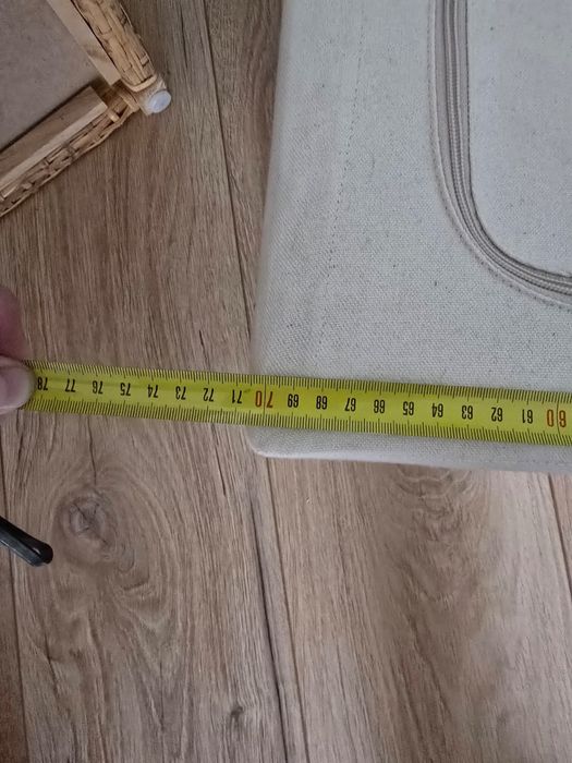Wiklinowy pojemnik pod łóżko IKEA