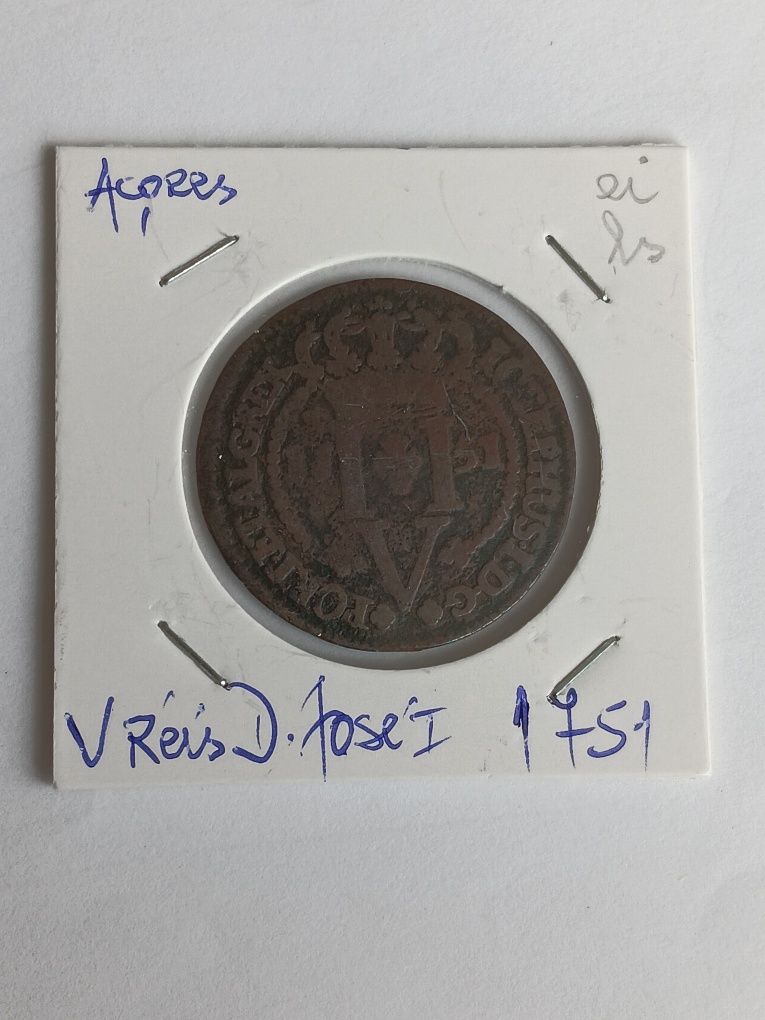 Moedas D.José ,1751 .D.Mariall, 1840